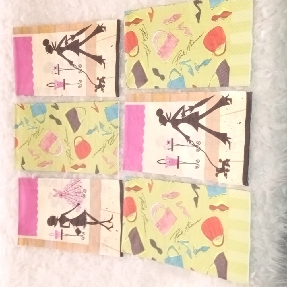 Crafting Napkins 6 qty - Picture 4 of 4